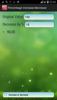 Percentage calculator imagem de tela 1