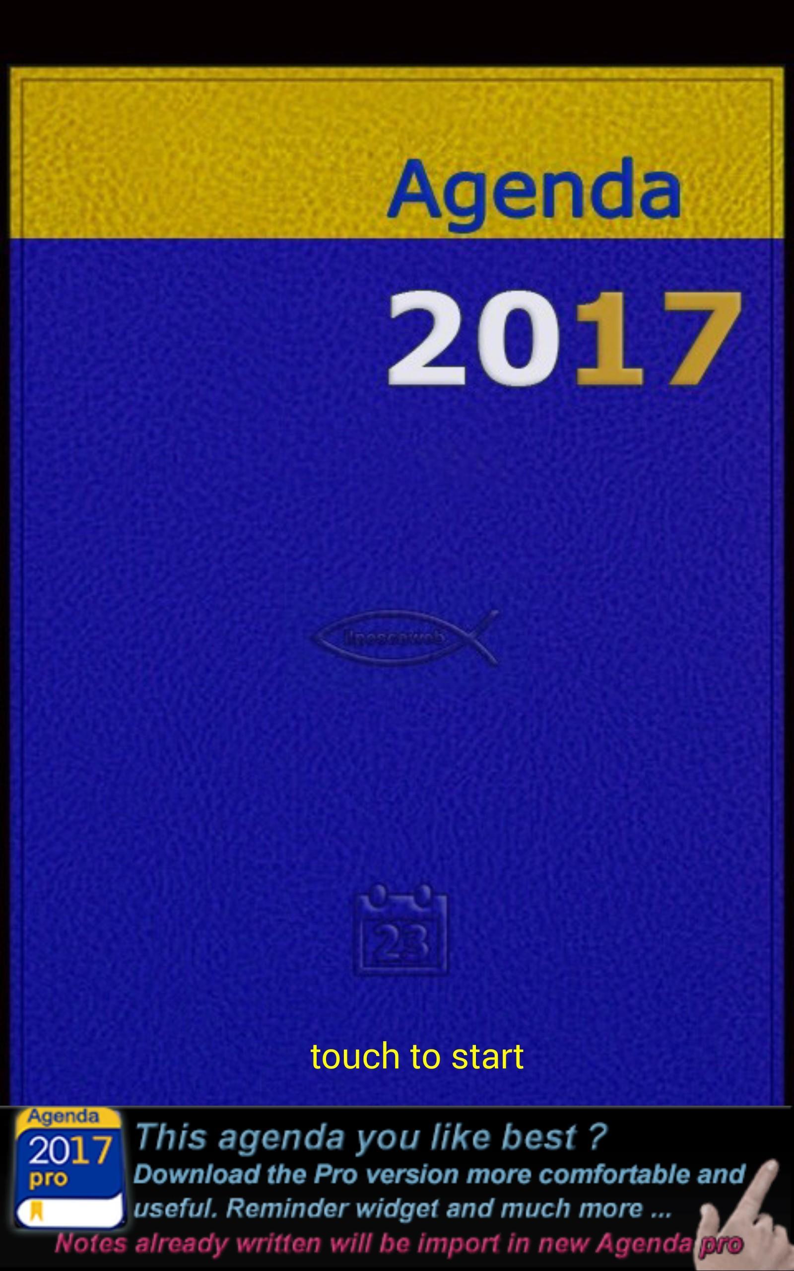 agenda 2017 scaricabile