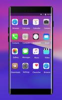 Theme for iPhone X: Color Wallpaper & Icon Packs اسکرین شاٹ 1