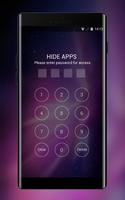 Theme for iPhone X: Purple Neon Wallpaper HD screenshot 2