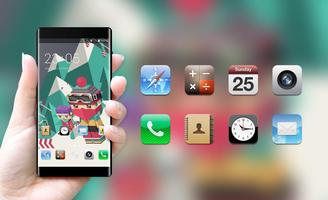 Launcher For iPhone 6 & Plus Theme and wallpaper syot layar 3