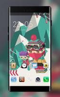 Launcher For iPhone 6 & Plus Theme and wallpaper الملصق