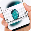 Keyboard for iPhone 7 white Emerald