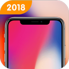 Phone X lock screen -  IIOS 11 theme آئیکن