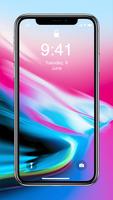 Phone X lock screen -  IIOS 11 theme ảnh chụp màn hình 2