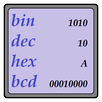 Numeral systems, bin-dec-hex APK