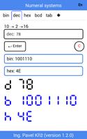 Numeral systems, bin-dec-hex screenshot 1