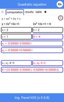 Quadratic equation स्क्रीनशॉट 3