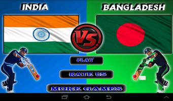 India Tour Bangladesh Cricket Poster