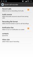 برنامه‌نما Quick Call Recorder عکس از صفحه