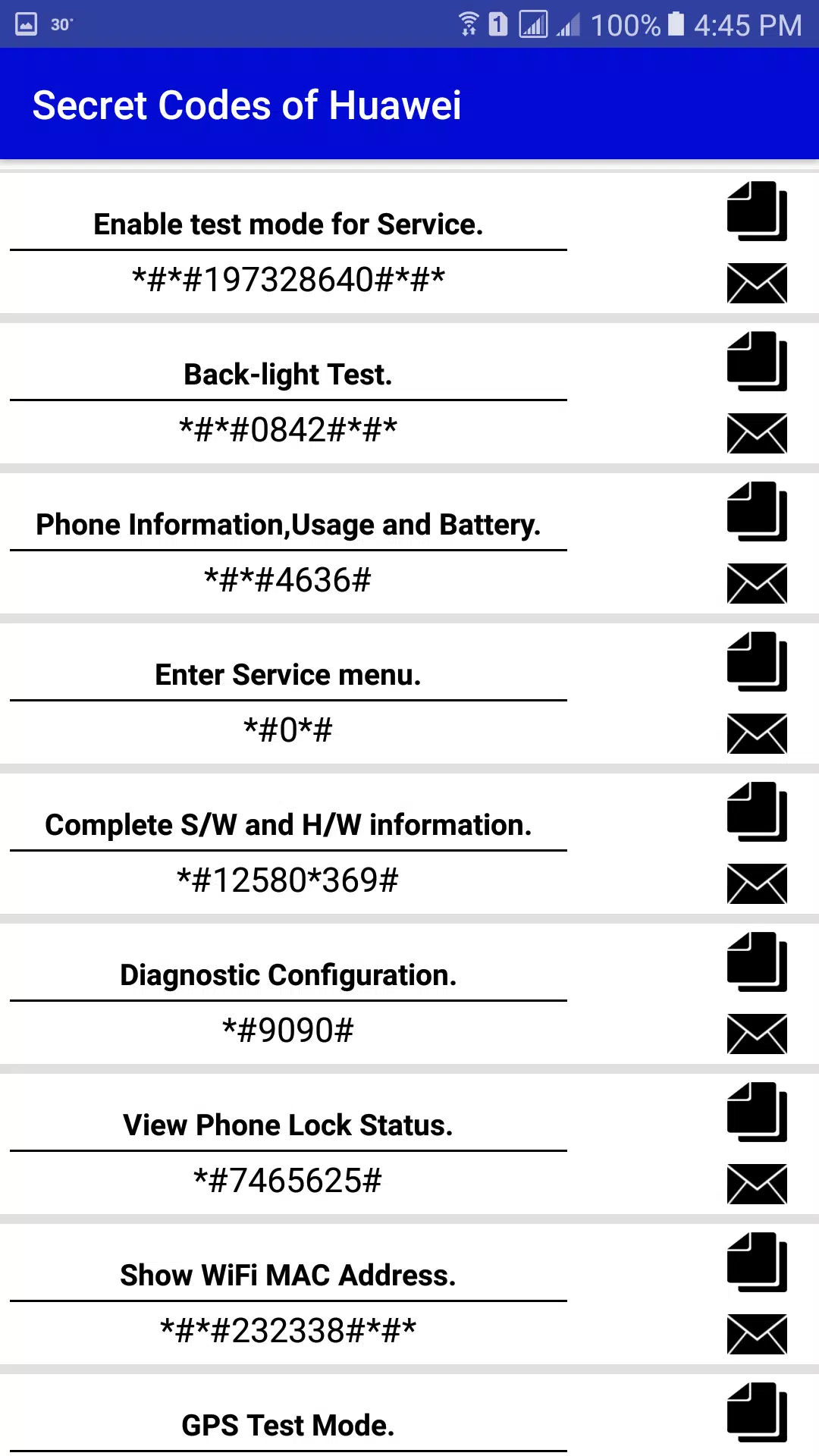Download do APK de Secret Codes Of Huawei para Android