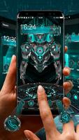 3d neon iron hero theme 截图 2