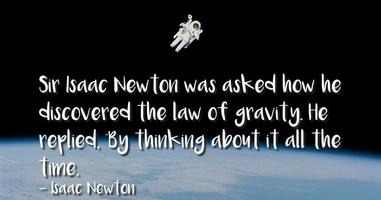 Poster Isaac Newton Quotes
