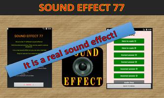 SOUND EFFECT 77  Real Sound Plakat