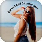 Crazy Curve Text & Circular Text on Photo Editor أيقونة