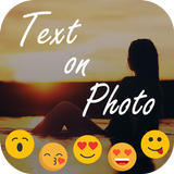 Stylish Text Over Photo icône
