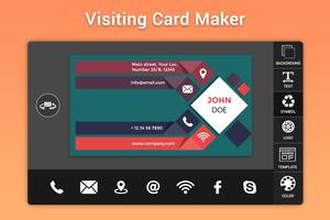 Business & Visiting Card Maker capture d'écran 2