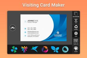 برنامه‌نما Business & Visiting Card Maker عکس از صفحه