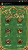 Islamic World:Quran,Qibla Affiche