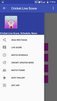 Cricket Live Score, Schedule, News and updates capture d'écran 1