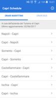 Capri Schedule Cartaz