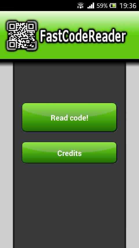 Fast code. Bardcode Reader Android.