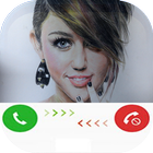 Fake Call From Miley Cyrus آئیکن