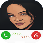 Fake Call From Rihanna icône