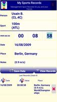 Mes Records sportifs [Gratuit] capture d'écran 1