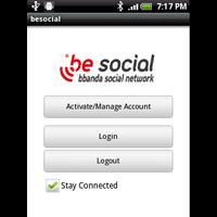 besocial account manager पोस्टर