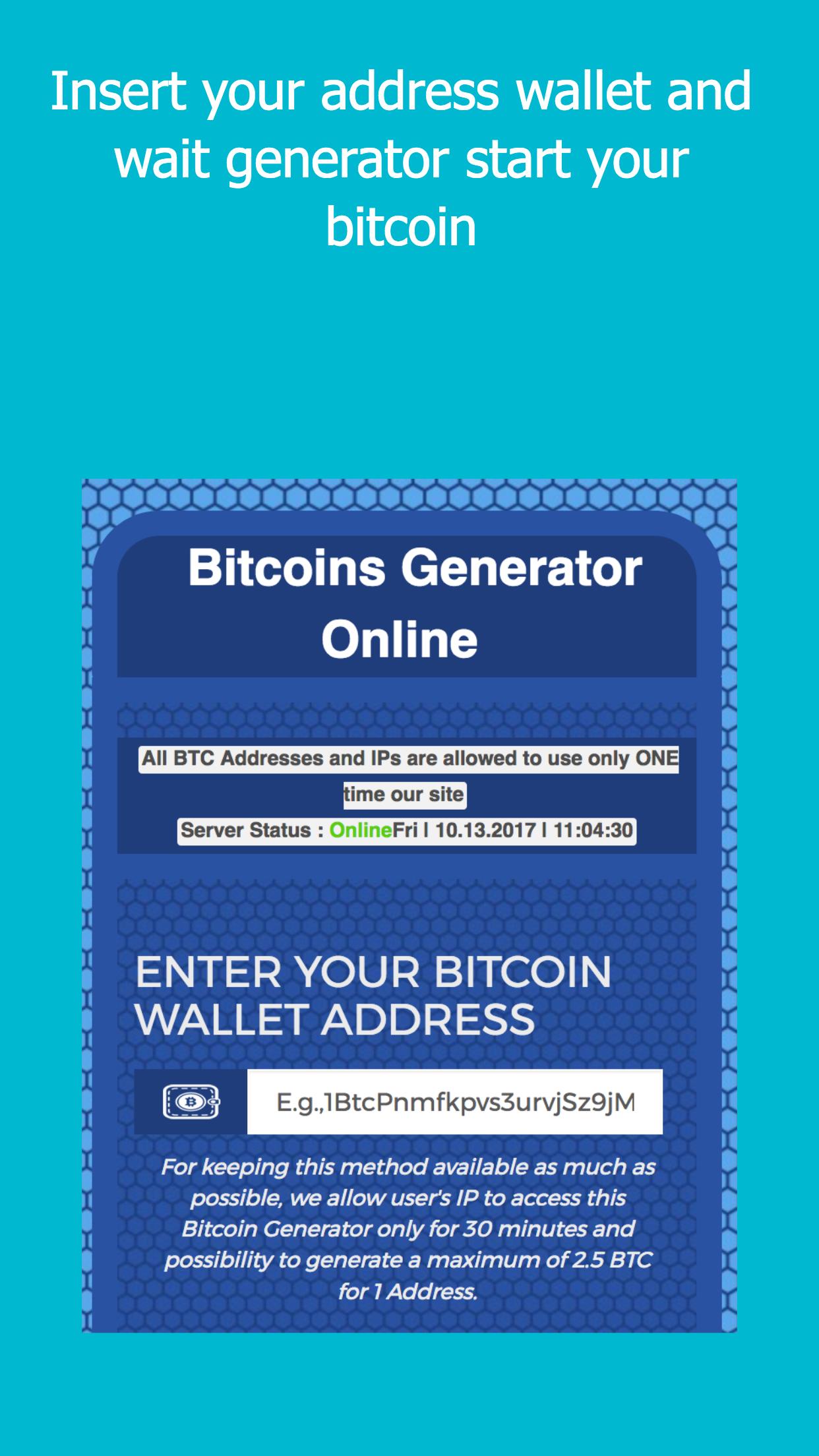 fake bitcoin address