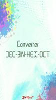 Converter DEC-BIN-HEX-OCT plakat
