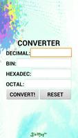 Converter DEC-BIN-HEX-OCT スクリーンショット 1