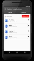 Realtime Social Statistics الملصق