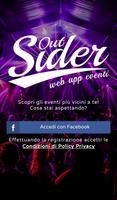 Outsider - web app eventi-poster