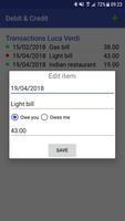 Debts & Credits স্ক্রিনশট 3