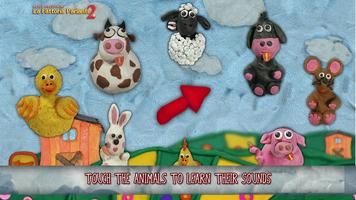 Talking Farm 2  for kids free 스크린샷 1