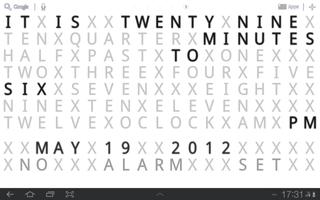 Text Clock Live Wallpaper captura de pantalla 2