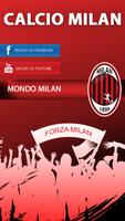Calcio Milan Affiche
