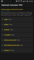 Weight Materials Calc PRO पोस्टर