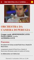 Perugia Musica Classica capture d'écran 1