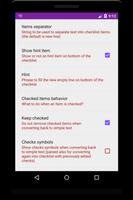 CheckListView screenshot 2