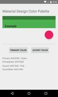 Material Design Color Palette 포스터