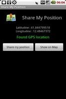 Share My Position Ekran Görüntüsü 1