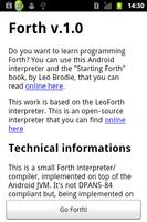 Forth Interpreter スクリーンショット 2