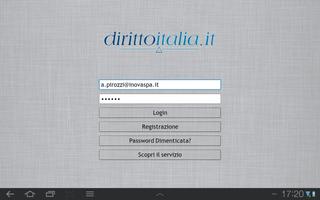Diritto Italia الملصق