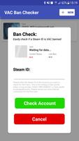 برنامه‌نما VAC Ban Checker عکس از صفحه