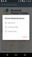 Bluetooth Position Tracker capture d'écran 1