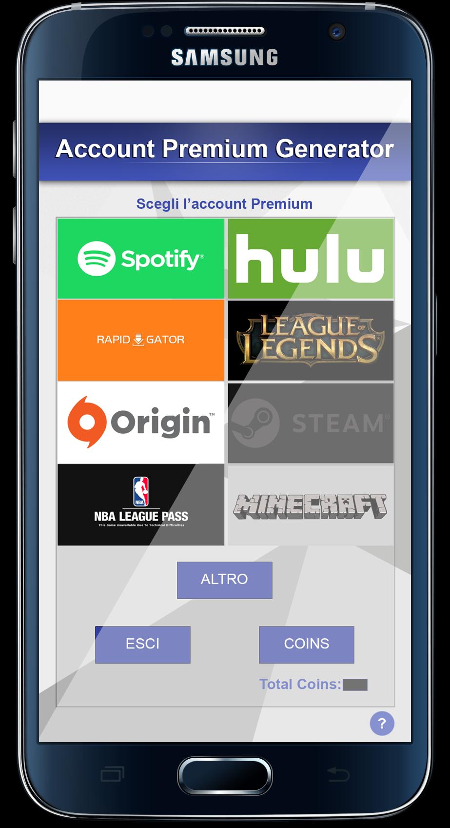 Account generator Account generator