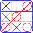 Tic Tac Toe Duel (Online) आइकन